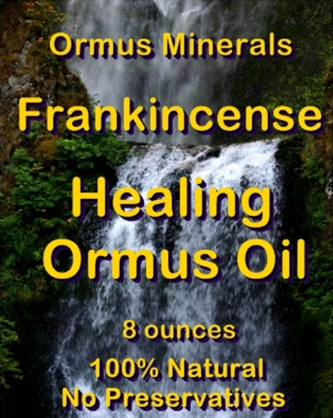 Ormus Minerals -Healing Oil with Frankincense Essential Oil