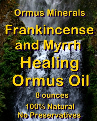 Ormus Minerals -Frankincense and Myrrh Healing Ormus Oil