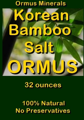 Ormus Minerals -Korean Bamboo Salt ORMUS
