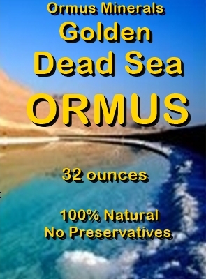 Ormus Minerals -Golden Dead Sea Ormus